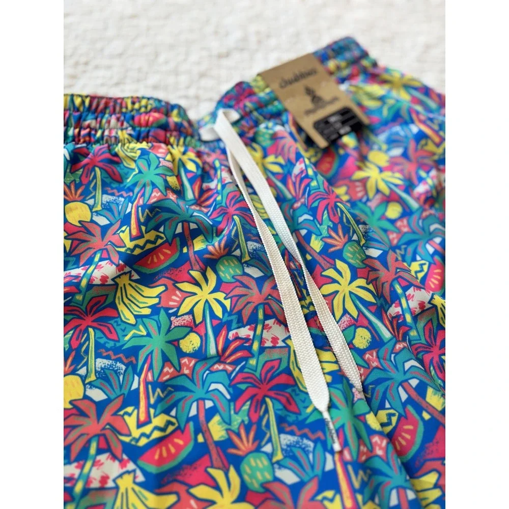 Chubbies Men's Swim Suit Tropical Print‎ Size Small #459